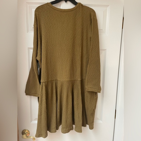 Free People (beach) long sleeve Spring dress women’s size L - Picture 5 of 5